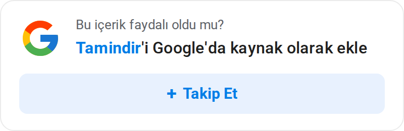 Tamindir'i Google'da takip et